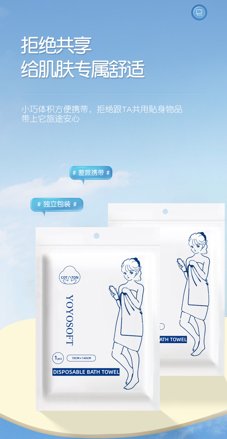 一次性旅行毛巾 / 浴巾 详情图 16