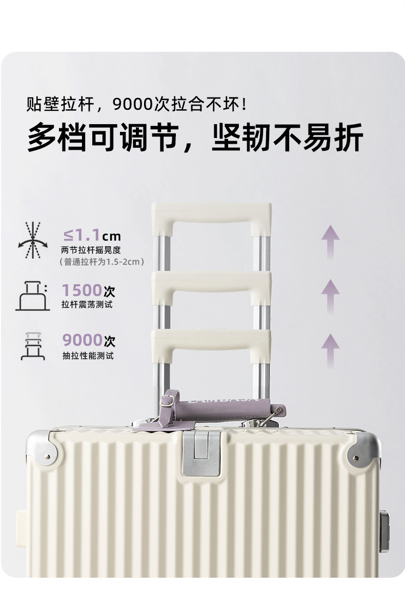多功能铝框款行李箱 详情图 7