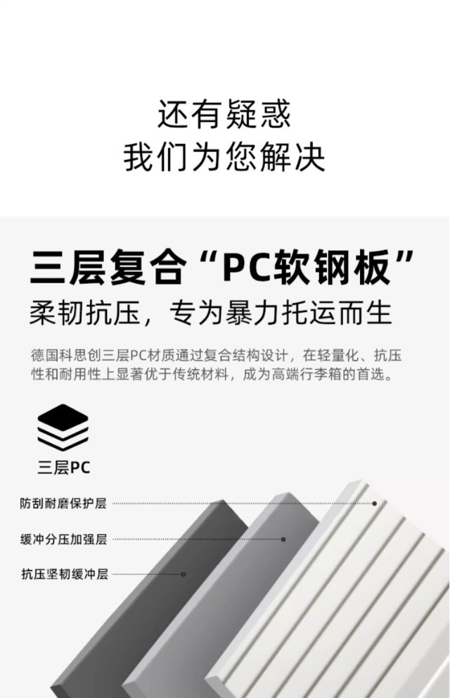 多功能铝框款行李箱 详情图 15