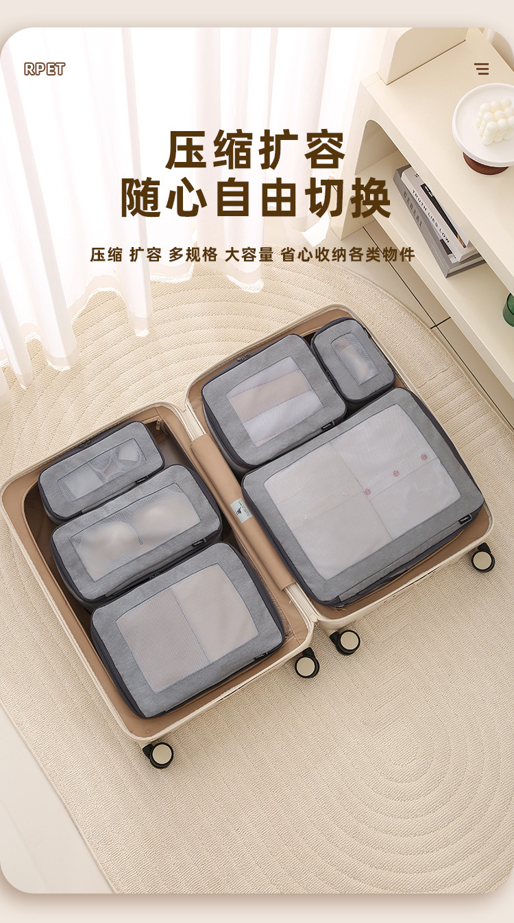 RPET 压缩旅行收纳袋 详情图 4