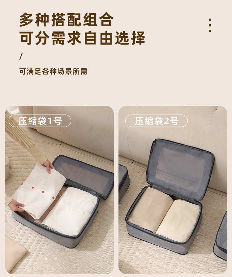 RPET 压缩旅行收纳袋 详情图 7