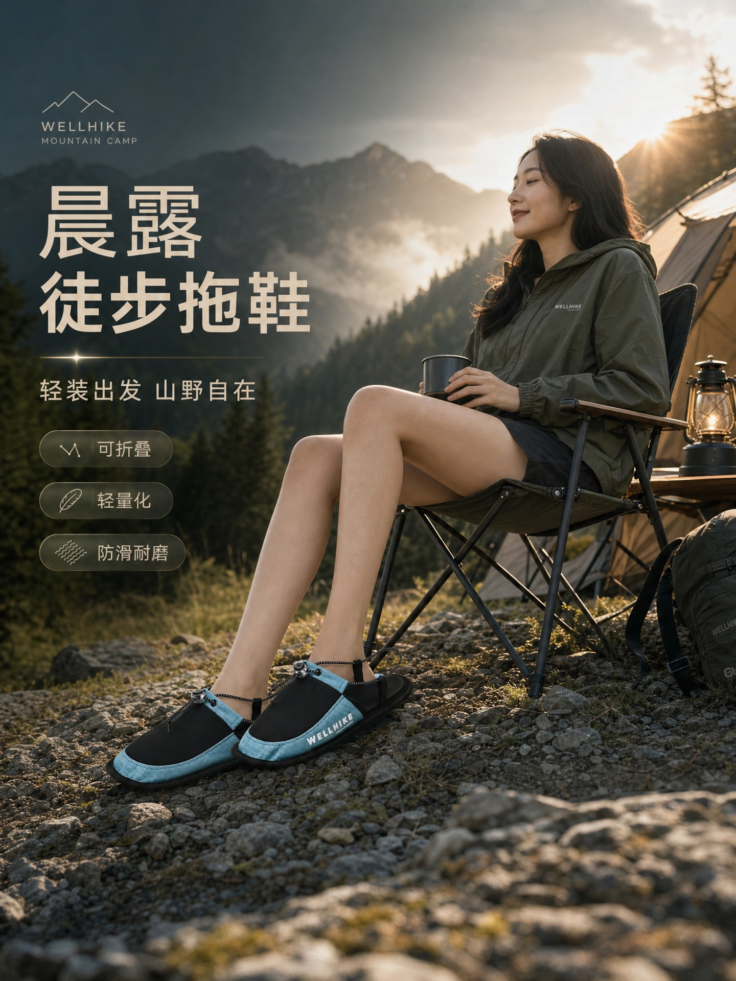 WELLHIKE 户外两穿凉拖鞋 详情图 3