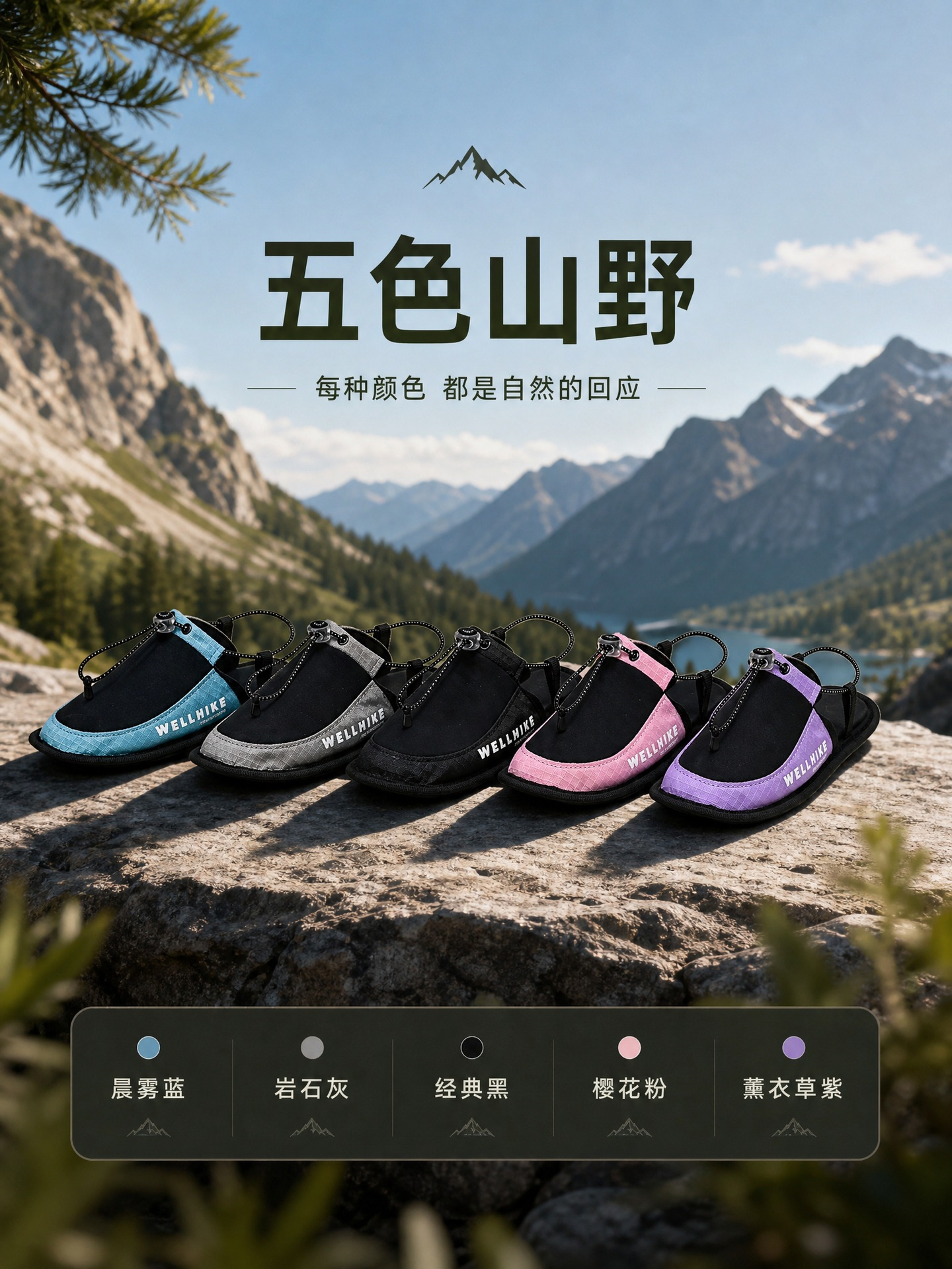 WELLHIKE 户外两穿凉拖鞋 详情图 6